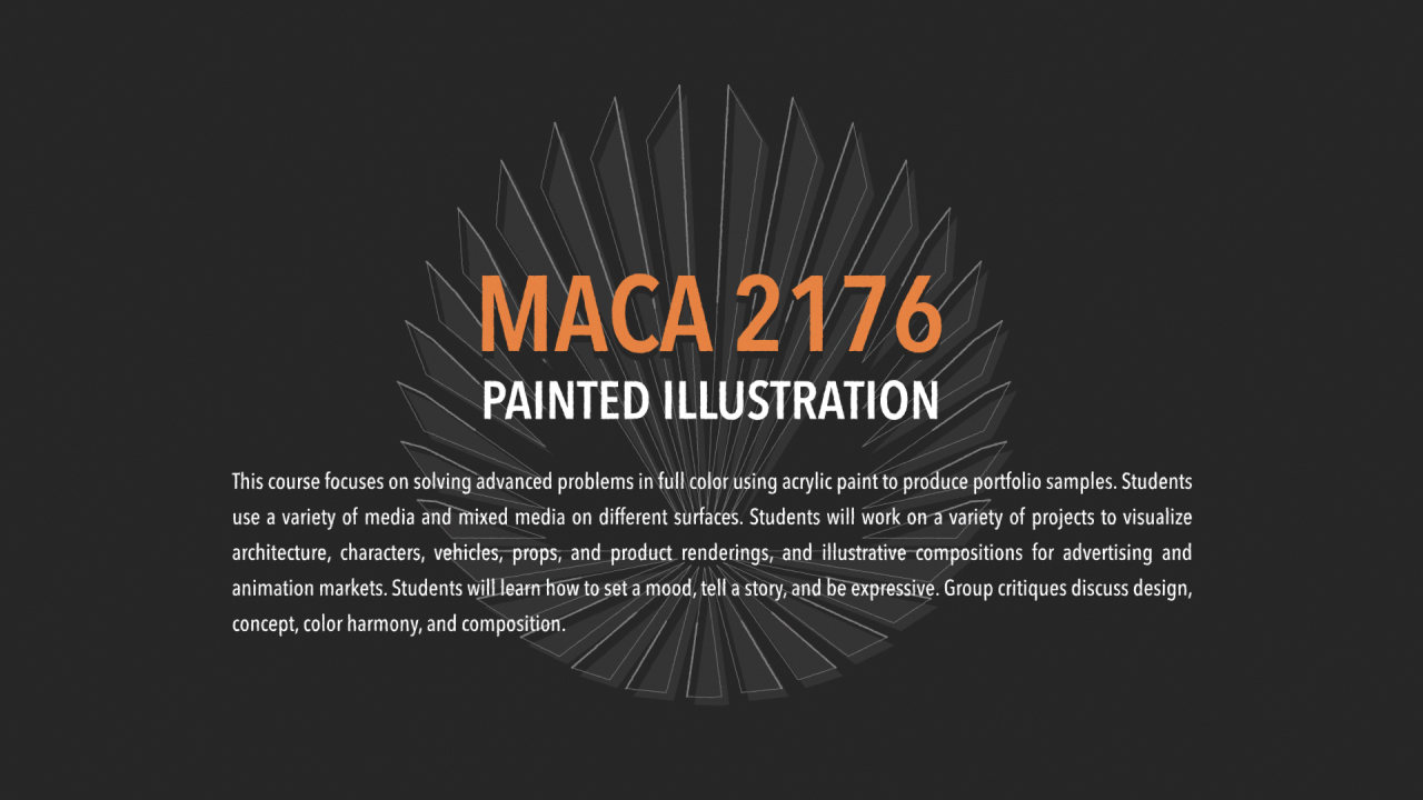 MACA 2176: Painted Illustration
